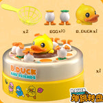 Children Bouncing Yellow Duck Toy Children Bouncing Turntable Concentration Training Puzzle Parent Child Interaction Toy