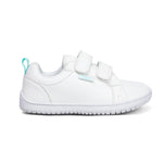 Boys Girls Barefoot Shoes Kids Wide Toe Minimalist Fashion Sneakers Lightweight Hook Loop Artificial Leather Walking Flats