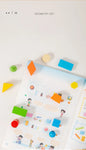 16/24/38Pcs Hot Wooden Building Blocks Set Assembled Building Blocks Baby Shape Color Early Educational Toys Gifts for Children