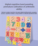 Kids Alphabetic Arithmetic Number Geometric Shapes Wooden Puzzle Montessori Preschool Learning Educational Game Toy for Children