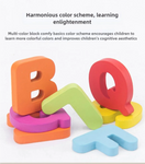 Kids Alphabetic Arithmetic Number Geometric Shapes Wooden Puzzle Montessori Preschool Learning Educational Game Toy for Children