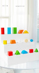 16/24/38Pcs Hot Wooden Building Blocks Set Assembled Building Blocks Baby Shape Color Early Educational Toys Gifts for Children
